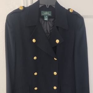 Lauren Ralph Lauren Black Double-Breasted Dress